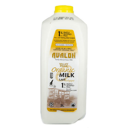 Picture of Organic 1% Milk - Avalon