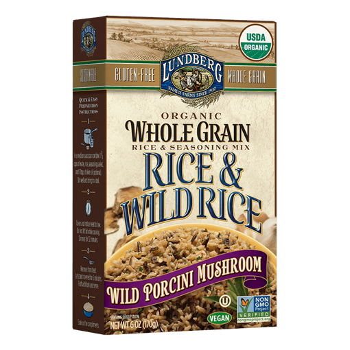 Picture of Whole Grain & Wild Rice - Wild Porcini Mushroom Organic, Lundberg