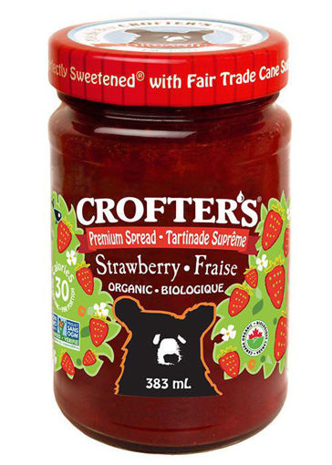 Picture of Strawberry Premium Fruit Spread  Organic, Crofter's