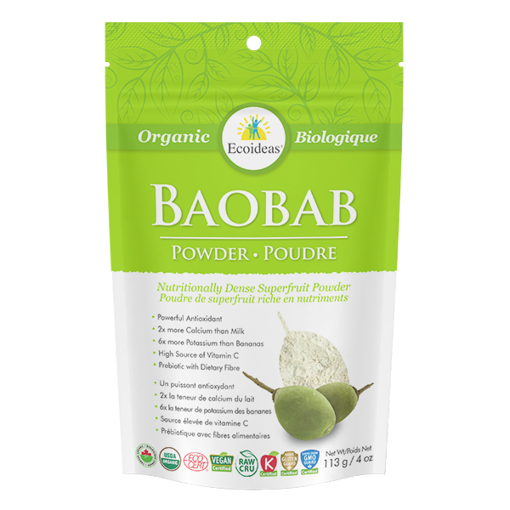 Picture of Baobab Fruit Pulp Powder Organic, Ecoideas