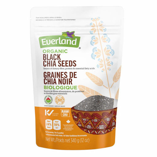 Picture of Chia Seeds, Black Organic, Everland