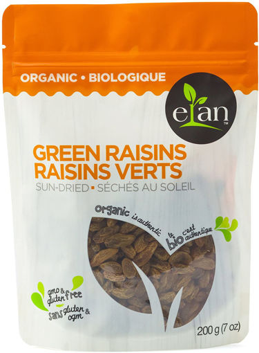 Picture of Green Raisins Sun-Dried Organic, ELAN
