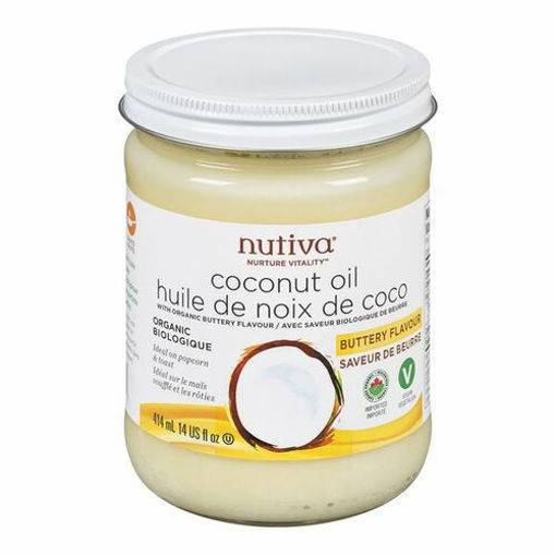 Picture of Buttery Refined Coconut Oil Organic, Nutiva