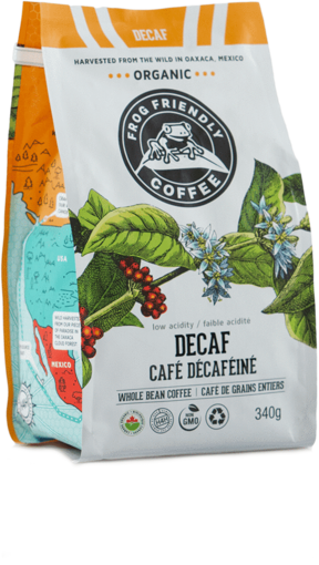 Picture of Decaf Roast, Whole Bean: Certified Organic, Frog Friendly Coffee