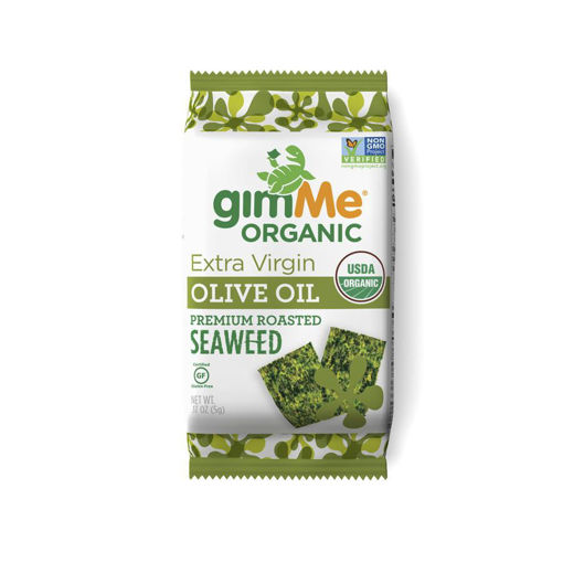 Picture of Roasted Seaweed Snacks Extra Virgin Olive Oil Organic, gimMe