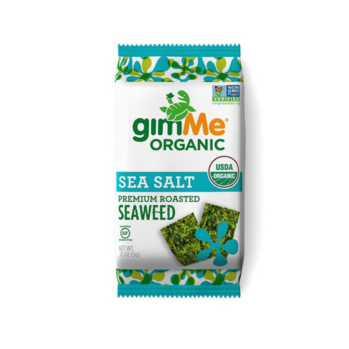 Picture of Roasted Seaweed Snacks Sea Salt Organic, gimMe