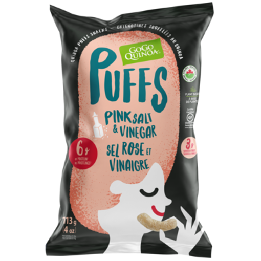 Picture of Pink Salt & Vinegar Puffs Organic, Gogo Quinoa