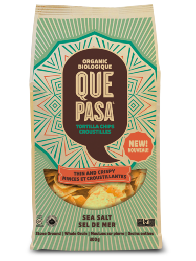 Picture of Thin & Crispy Sea Salt Tortilla Chips Organic, Que Pasa Foods
