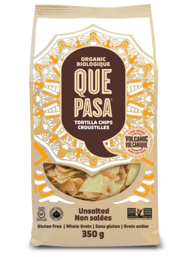 Picture of Unsalted Tortilla Chips Organic, Que Pasa