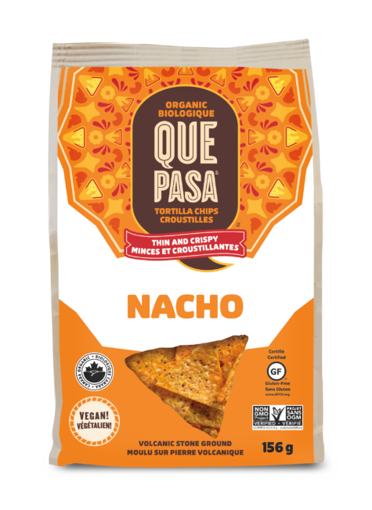 Picture of Nacho Tortilla Chips Organic, Que Pasa Foods