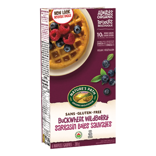 Picture of Buckwheat Wildberry Waffle Organic, Nature's Path (Frozen)