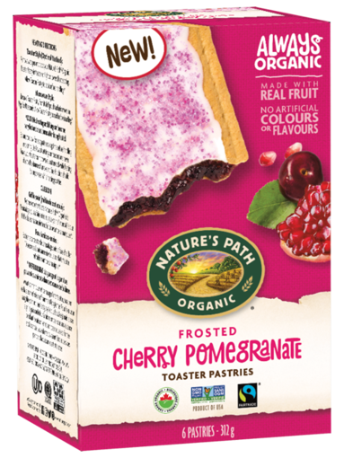 Picture of Frosted Cherry Pomegranate Toaster Pastries Organic, Nature's Path