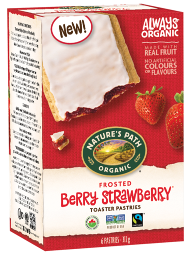 Picture of Frosted Berry Strawberry™ Toaster Pastries Organic, Nature's Path