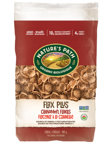 Picture of Flax Plus® Cinnamon Flakes Organic, Nature's Path