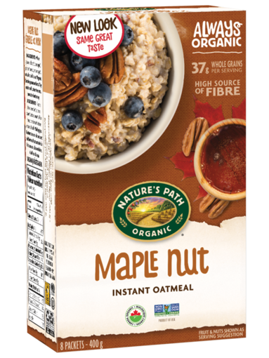 Picture of Maple Nut Oatmeal Organic, Nature's Path