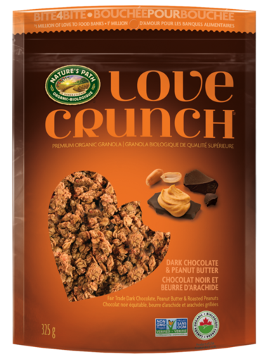 Picture of Love Crunch Dark Chocolate & Peanut Butter Granola Organic, Nature's Path