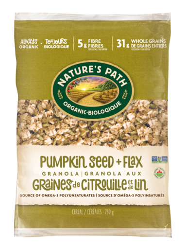 Picture of Pumpkin Seed + Flax Granola Organic, Nature's Path