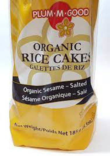 Picture of SESAME BROWN RICE CAKES, SALTED 185 G