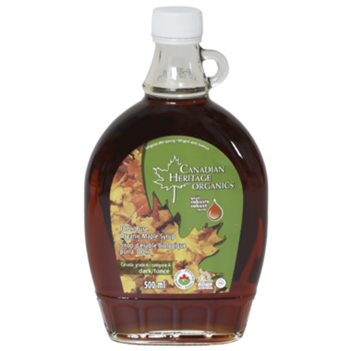 Picture of MAPLE SYRUP - 2 AMBER, GRADE A, DARK 500 ML