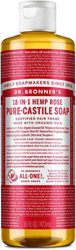 Picture of PURE CASTILE LIQUID SOAP ROSE 946ML