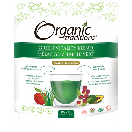 Picture of ORGANIC GREEN VITALITY BLEND 120G